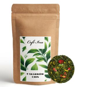 Herbata Mieszanka Herbat na bazie herbaty zielonej 9 SKARBÓW CHIN