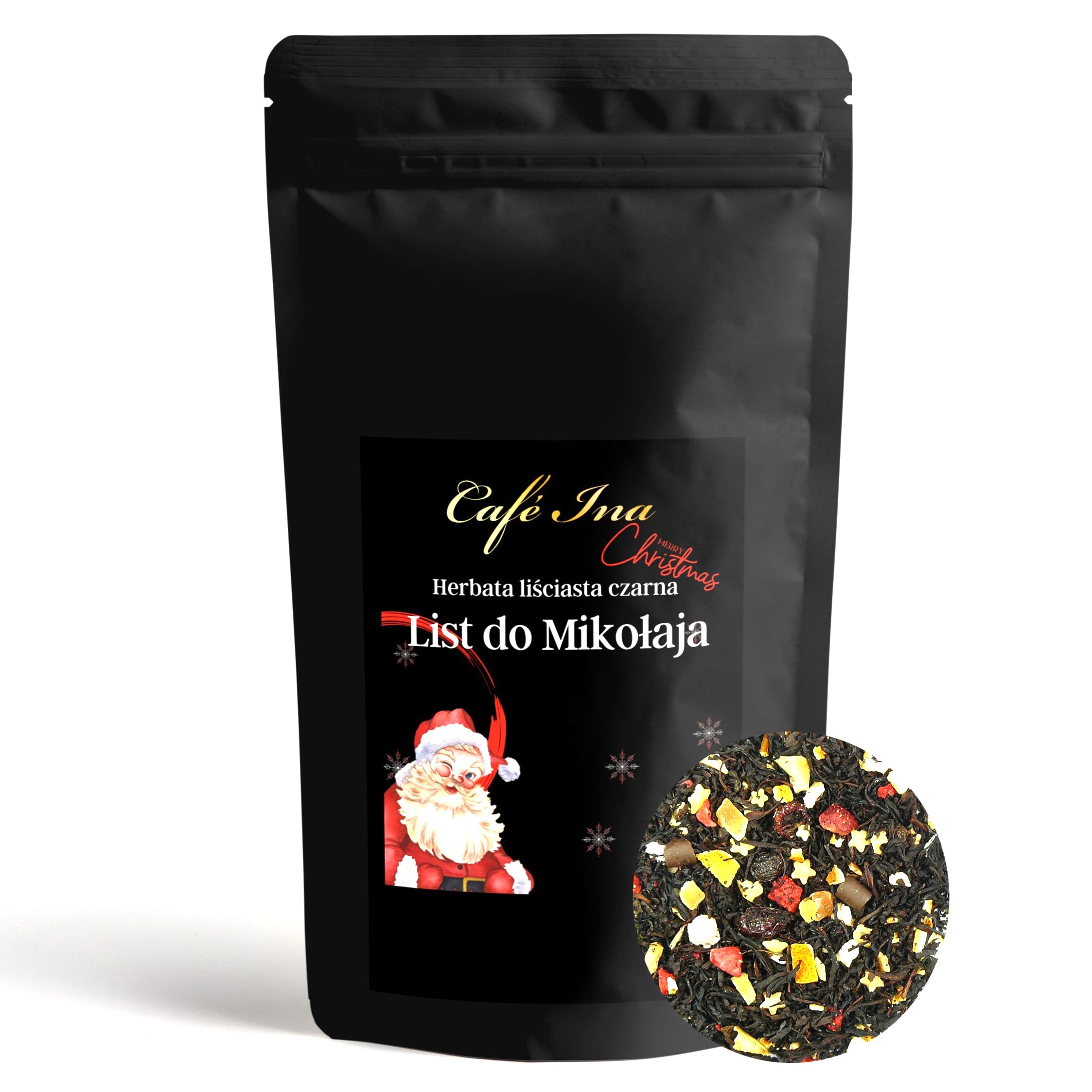 List do Świętego Mikołaja. Herbata Czarna z dodatkami