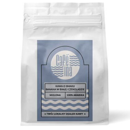 KAWA O SMAKU BANANA W BIAŁEJ CZEKOLADZIE