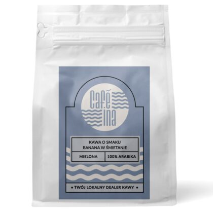 KAWA O SMAKU BANANA W ŚMIETANIE