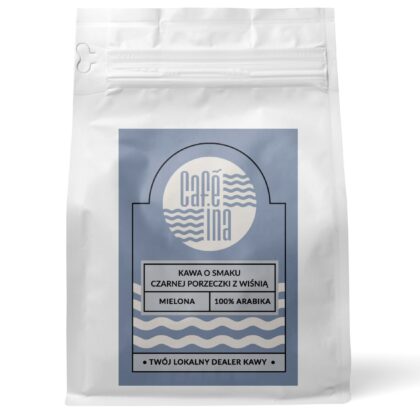KAWA O SMAKU CZARNEJ PORZECZKI Z WIŚNIĄ