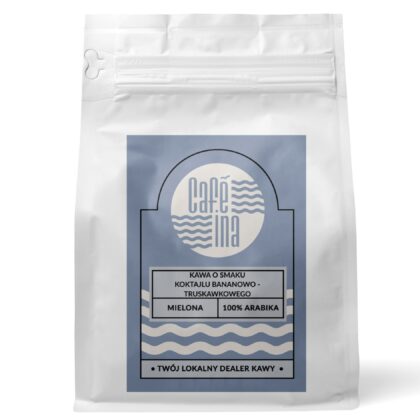 KAWA O SMAKU KOKTAJLU BANANOWO - TRUSKAWKOWEGO