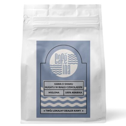 KAWA O SMAKU NUGATU W BIAŁEJ CZEKOLADZIE