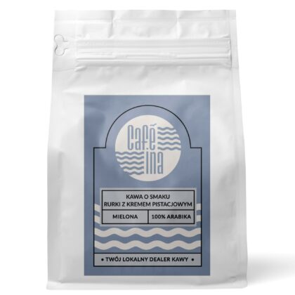 KAWA O SMAKU RURKI Z KREMEM PISTACJOWYM